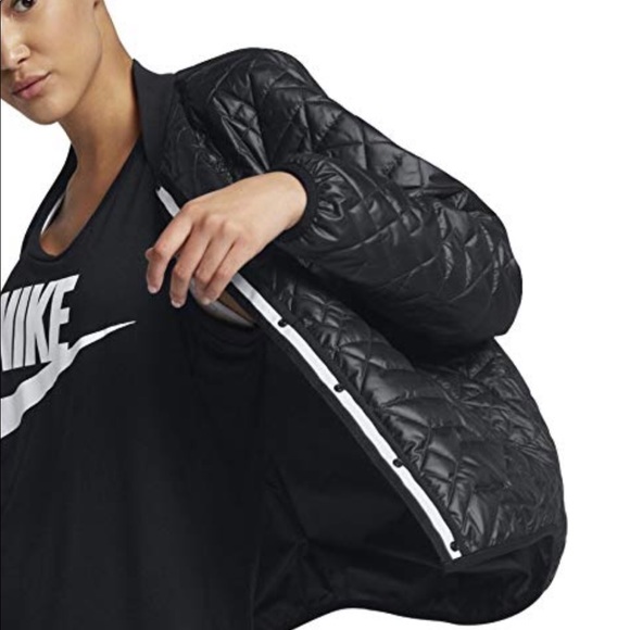 Women’s Nike Quilted Bomber Jacket - Picture 3 of 8